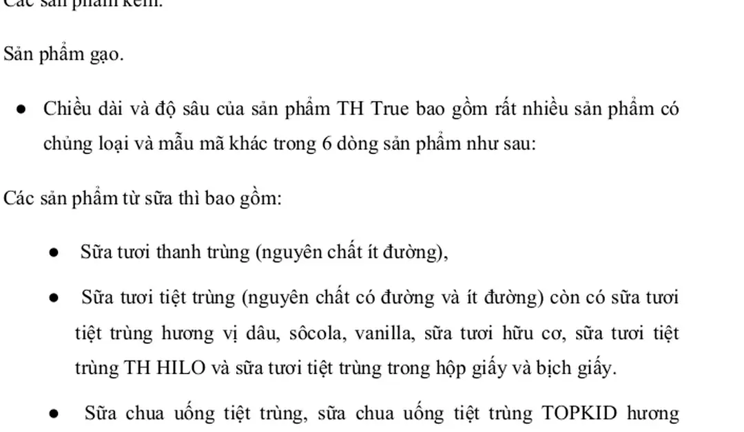 Hình 14 (Ảnh minh họa các dịng sản phẩm của TH Group) - PHÂN TÍCH CHIẾN lược sản PHẨM của TH TRUE MILK