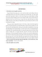 Chính sách quản lý giá mặt hàng xăng dầu NK ở VN hiện nay Thực trạng & giải pháp.doc