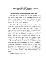 Thực trạng cạnh tranh của hàng nông sản VN trên thị trường