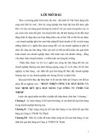 Hoàn thiện công tác bán hàng và xác định kết quả bán hàng tại công ty TNHH tài thịnh