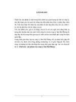 Chiến lược sản phẩm của Cty Sơn Hải Phòng