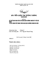 Cơ chế giao dịch của sở giao dịch CK tp hồ chí minh và so sánh với trung tâm giao dịch CK Hà Nộ