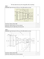 Thi thực  hành trên máy tính, dùng phần mềm mô phỏng