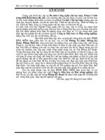 Báo cáo tại Công ty Máy kéo và Máy nông nghiệp