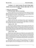 Hoạt động và hoạt động bán hàng của xí nghiệp bán lẻ xăng dầu