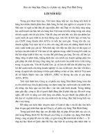 Báo cáo thực tập tại Công ty cổ phần xây dựng Thái Bình Dương