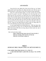 Kế toán tiền mặt Công ty vật tư và xuất nhập khẩu hoá chất