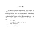 Thực trạng doanh nghiệp dệt may Việt Nam khi ra nhập WTO