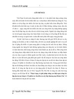 Thực trạng và giải pháp nâng cao hiệu quả công tác lập dự án tại Cty Cổ phần tư vấn đầu tư xây lắp TM Hoàn Cầu