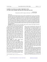 Nghiên cứu đánh giá sự phát triển bền vững các khu công nghiệp trên địa bàn tỉnh thái nguyên
