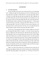 Đầu tư trực tiếp nước ngoài phát triển nông nghiệp VN -thực trạng &Giải pháp