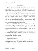 Một số giải pháp nhằm nâng cao năng suất lao động của công nhân kỹ thuật tai công ty TNHHNN 1 thành viên cơ khí Hà Nội