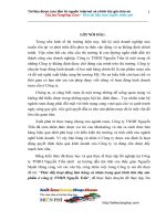 Tiêu thụ sản phẩm tai cty TNHH Nguyen Tran -  .DOC