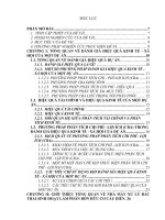 Đánh giá hiệu quả hoạt động của nhà máy xử lý rác thải sinh hoạt làm phân bón hữu cơ Cầu Diễn - Hà Nội