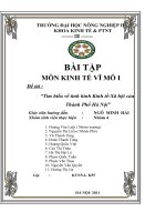 Tìm hiểu về tình hình kinh tế - xã hội của thành phố Hà Nội