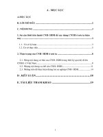 Công nghiệp hóa hiện đại hóa và vai trò của nó trong sự nghiệp xây dựng CNXHở nước ta hiện nay