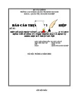 Một số Giải pháp nâng cao hiệu quả huy động và sử dụng vốn ở Công ty TNHH Thương mại và dịch vụ khoa học kỹ thuật Hà Nội