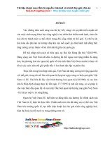 quan hệ thương mại giữa Việt Nam và EU giai đoạn (1990 - 2000). Triển vọng-giải pháp.DOC