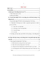 Thị trường và hệ thống bán lẻ Việt Nam khi thực hiện cam kết WTO