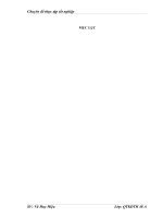 Một số giải pháp nâng cao chất lượng dịch vụ Bưu chính tại Bưu điện tỉnh Vĩnh Phúc