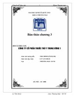 Cty Cổ phần thuốc thú y TW 