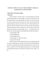 Hoạt động sản xuất kinh doanh, hiệu quả kinh doanh của Công ty Cổ phần Nông sản Bắc Ninh hiện nay. Thực trạng và giải pháp