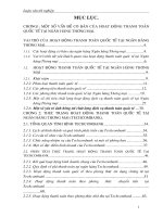 Một số biện pháp nhằm nâng cao chất lượng hoạt động thanh toán quốc tế tại ngân hàng thương mại cổ phần kỹ thương Việt Nam