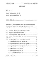 Giải pháp mở rộng cho vay doanh nghiệp vừa và nhỏ tại Sở giao dịch Ngân hàng thương mại Cổ phần Ngoại thương Việt Nam