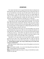 Biện pháp nâng cao khả năng cạnh tranh của nông sản VN trong quá trình hội nhập