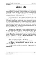 Công tác tài chính của công ty cổ phần xe khách Hà Nội