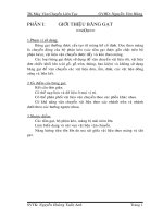 Thiết kế băng gạt nghiêng