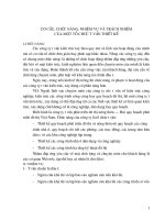 Cơ cấu chức năng, nhiệm vụ và trách nhiệm của 1 tổ chức tư vấn thiết kế