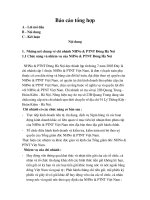 Báo cáo thực tập tổng hợp về chi nhánh ngân hàng nông nghiệp đông Hà Nội.doc