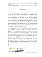 Tiêu thụ sản phẩm o XN 22 -  .doc