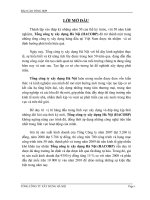 Báo cáo tổng hợp Tổng Công ty xây dựng Hà Nội