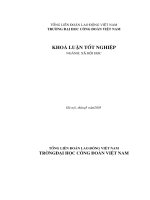Ảnh hưởng của điều kiện lao động tới sức khoẻ của nữ công nhân Công ty xi măng - đá vôi Phú Thọ