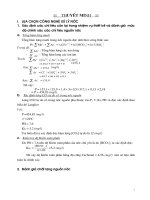Thiết kế, lựa chọn công nghệ xử lý nướcThiết kế, lựa chọn công nghệ xử lý nước
