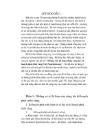 Những vấn đề hoàn thiện công tác kế hoạch phát triển vùng VN hiện nay