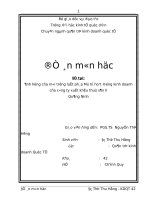 Ảnh hưởng của môi trường luật pháp Mỹ tới hoạt động kinh doanh của Cty XK thuỷ sản II Quảng Ninh