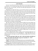 Hoàn thiện công tác hạch toán nghiệp vụ tiêu thụ hàng hoá & xác định KQKD ở các DN Thương mại