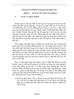 Chiến lược của Honda trong giai đoạn phát triển