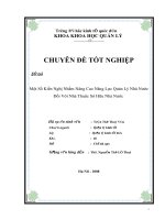 Một Số Kiến Nghị Nhằm Nâng Cao Năng Lực Quản Lý Nhà Nước Đối Với Nhà Thuộc Sở Hữu Nhà Nước