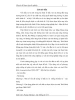 Vận dụng một số phương pháp thống kê phân tích tình hình vốn đầu tư thực hiện của tỉnh Thái Bình trong giai đoạn 2000-2007