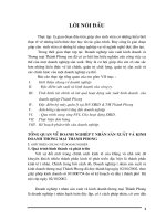 Báo cáo thực tập tổng hợp Doanh nghiệp sản xuất kinh doanh và Thương mại Thành Phong