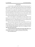 Một số biện pháp nhằm phòng ngừa và hạn chế rủi ro tín dụng tại Chi nhánh Ngân hàng Ngoại thương Hà Tĩnh