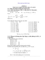 Tính toán thiết kế động học của máy hộp tốc độ