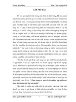 Thực trạng và một số biện pháp góp phần mở rộng thị trường tiêu thụ sản phẩm tại công ty cơ khí Hà Nội