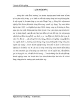 Nâng cao hiệu quả sử dụng tài sản lưu động tại Công ty cổ phần tư vấn xây dựng Sông Đà - Copy