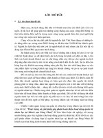 Thực trạng và giải pháp góp phần hoàn thiện hoạt động quản trị nhân lực tại khách sạn Sông Nhuệ