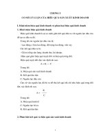 Phân tích hiệu quả kinh doanh Nhà máy cơ khí Hồng Nam